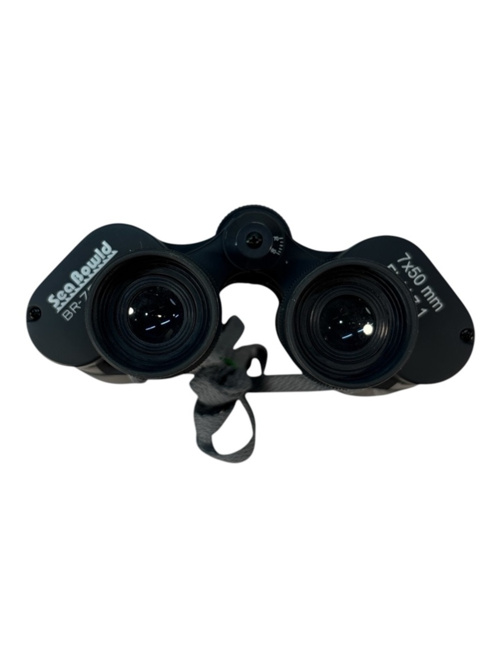 Sea BOWLD BR-7500 Marine Binoculars 7x50 mm 7.1 Field View Black w/ Case & Caps